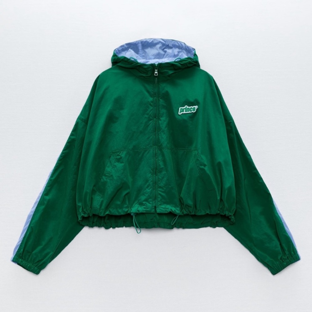 PRINCE X ZARA— Hooded Crop Jacket/Windbreaker